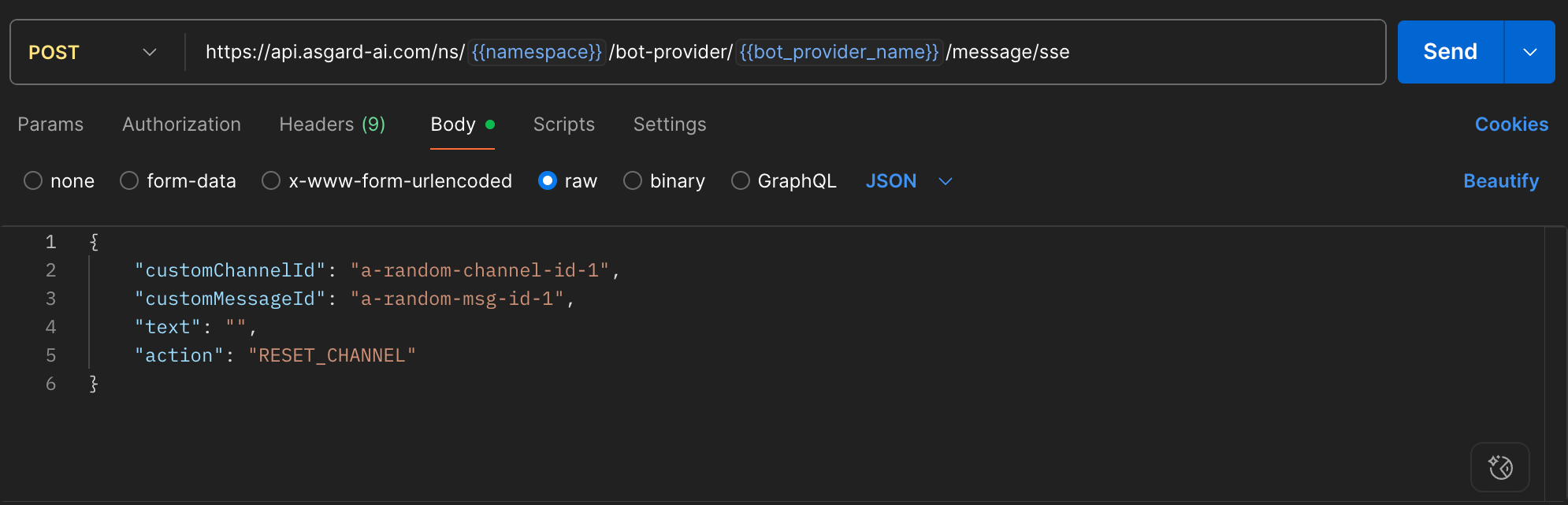Postman Send 並查看回應